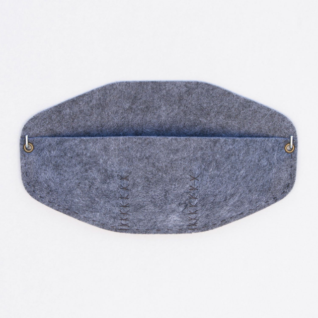 Vide-poche mural gris Hyphen