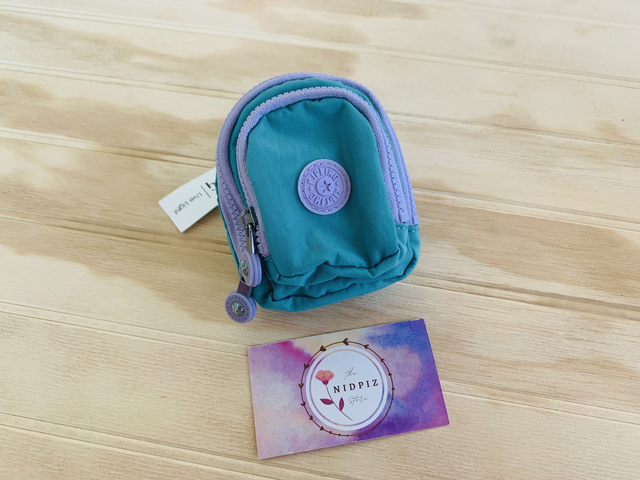 Kipling - Monedero Mini Seoul Celeste