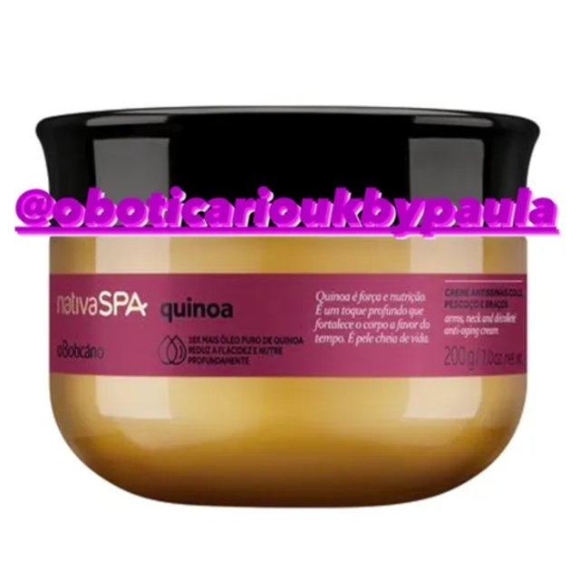 Nativa Spa Creme Hidratante Para Colo Pescoço e Braços Quinoa 200ml
