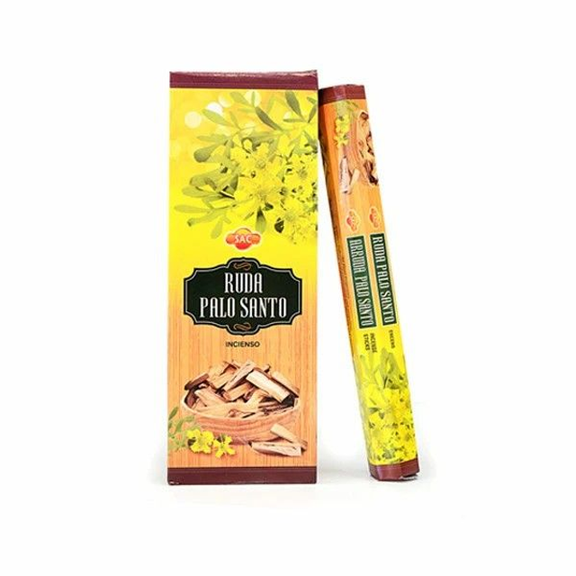 Caja GRANDE  6 uni. Incienso Sac Ruda Palo Santo