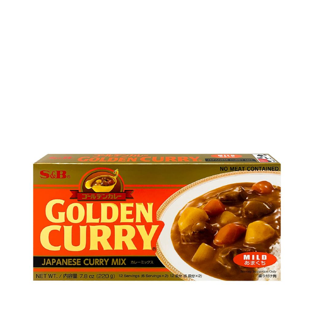 S&amp;B Sauce Mix, Golden Curry, Mild 220g