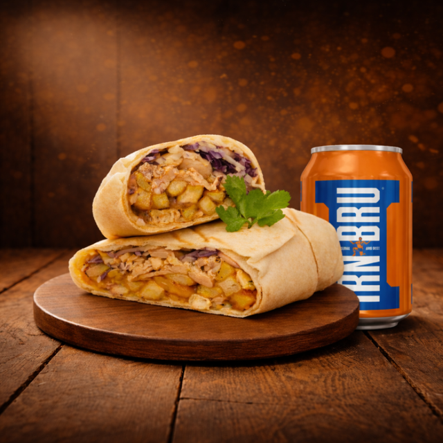 Rooster Wrap & Drink