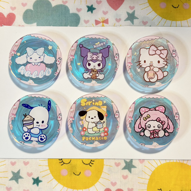 Sanrio Family character phone pop sockets