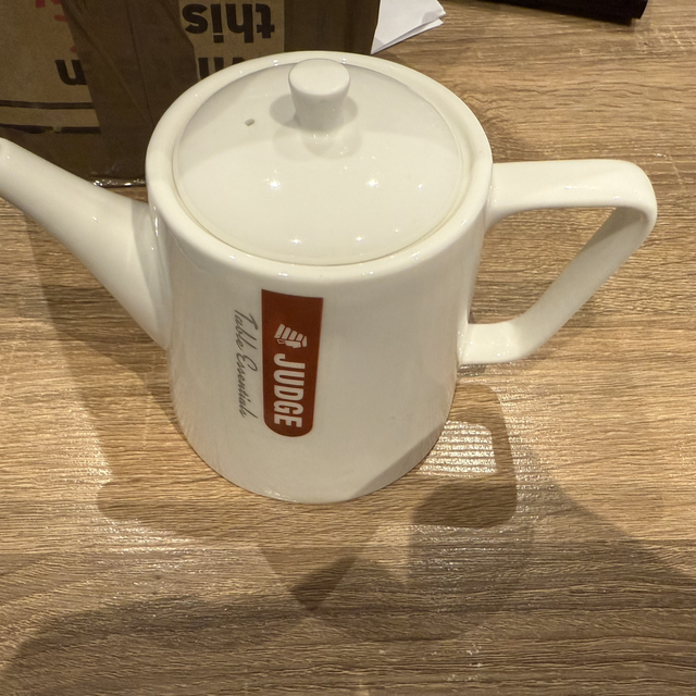 Judge Porcelain Teapot
