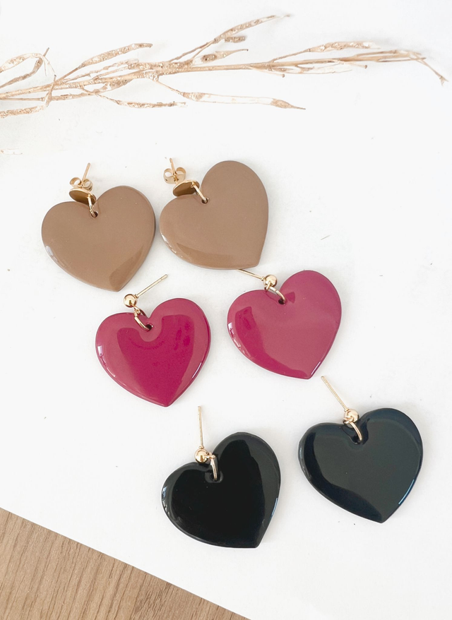 Boucles d'oreille Coeur