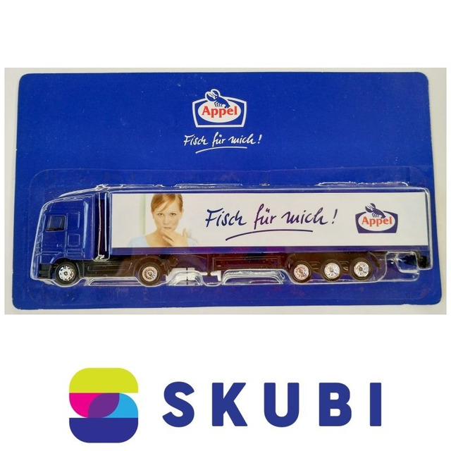 Reklamní kamion s návěsem Mercedes Actros - Appel - Fisch für mich! - model 1:87 H0