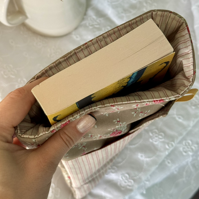Pochette à livre et son signet Le Jardin de Rosalie 3.0