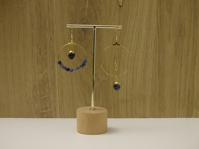 Bleu inégal