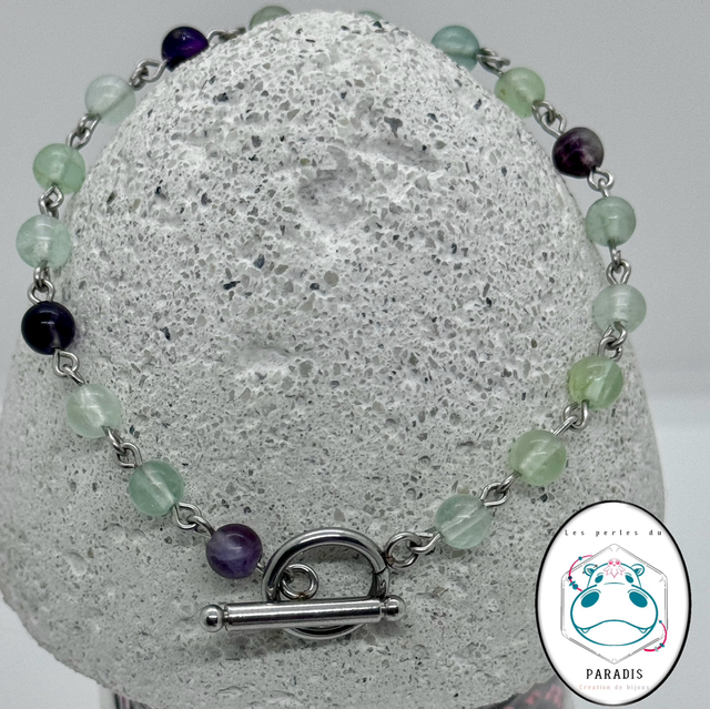 Bracelet en fluorite