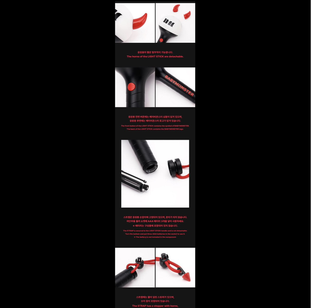 👹 BABYMONSTER - OFFICIAL LIGHTSTICK ✨