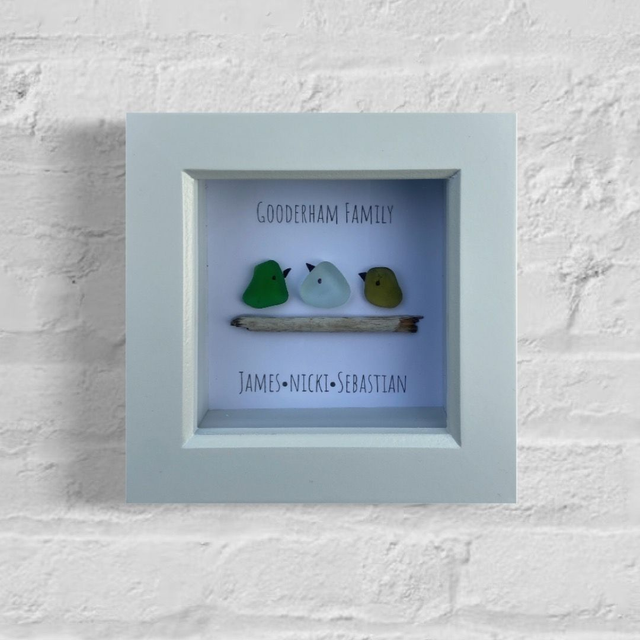 Personalised Family - Seaglass Frame