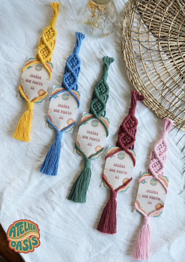 Petit porte-Polaroid quadrillé - simple