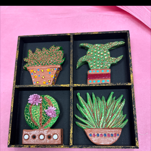 Cactus trinket tray boterbloem studio