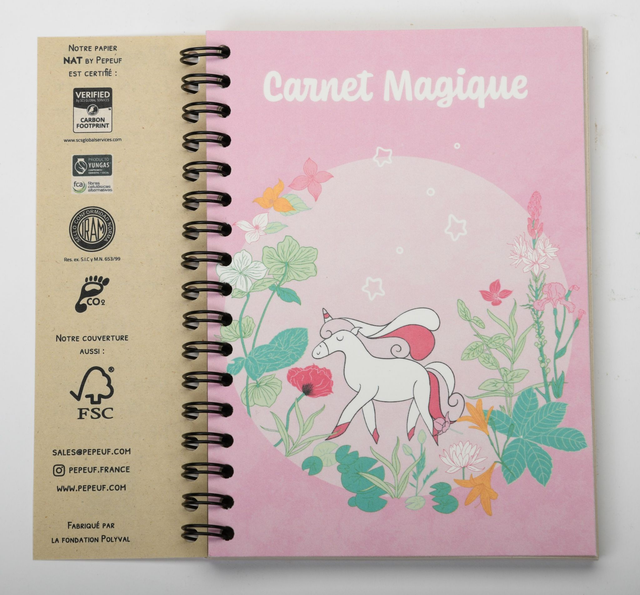 Carnet A6 illustré de la marque Pepeuf