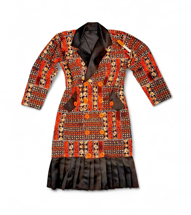 Ama Black Colar Dress 