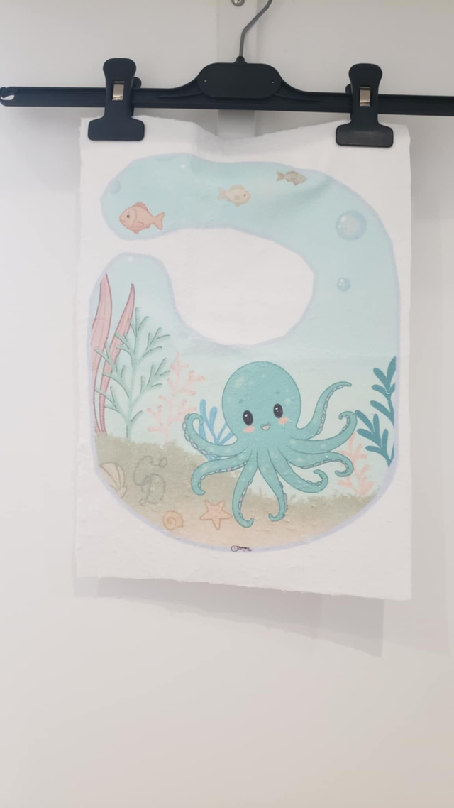 panneau bavoir poulpy