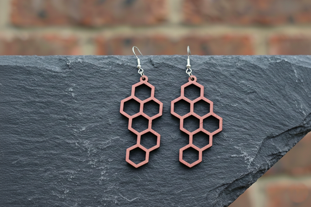 BOUCLE D'OREILLE N°5 : Ruche #2