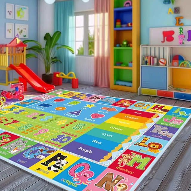 Thick Educational Rug/Floor Mat 800g/m2 ABC- 0.6cm 