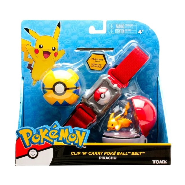 Clip N Carry PokeBall Belt Pikachu 
