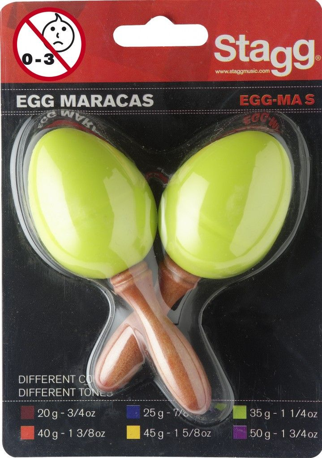 Paire de maracas oeufs STAGG