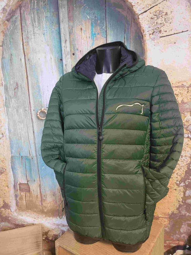 DOUDOUNNE PREMIUM CAPUCHE VERT FORET(A137)