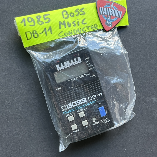 RARE 1985 Boss DB-11 Music Conductor (Metronome, Tap, Tuner, and Stop Watch / Timer)