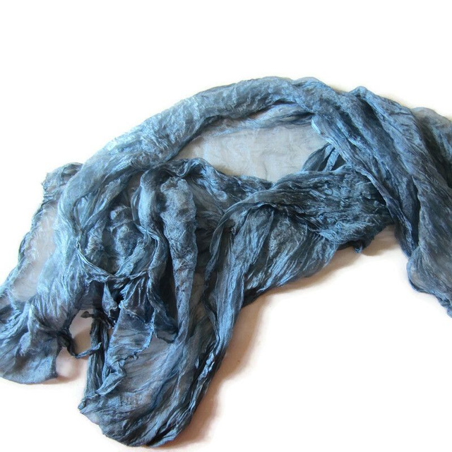 Seta gas margilan naturale colorata per infeltrimento e artigianato 2m.