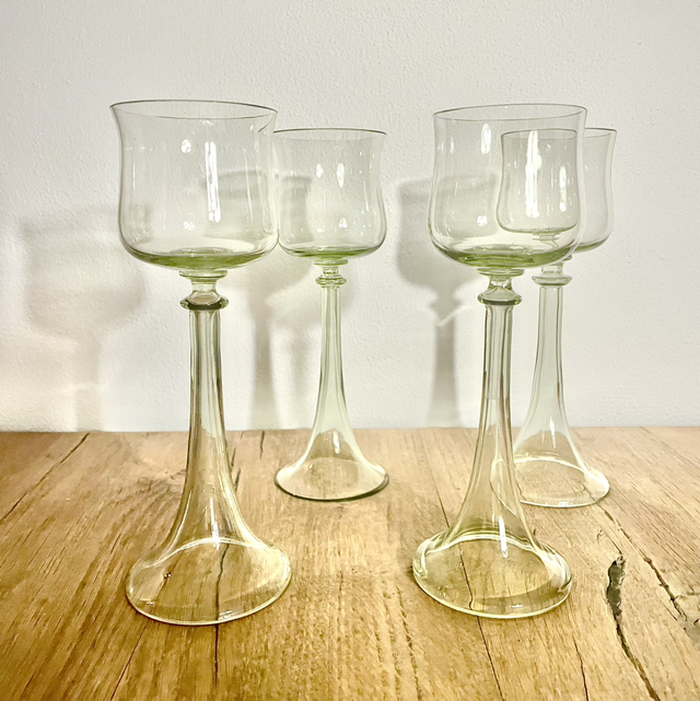 Lot de 4 verres années 1920