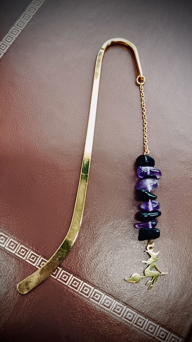 Marque page Sorcière (doré)