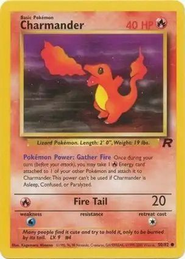 Charmander - 50/82 (Team Rocket Unlimited)