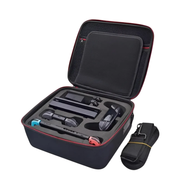 Maleta Nintendo Switch Neon - Oled / Negro
