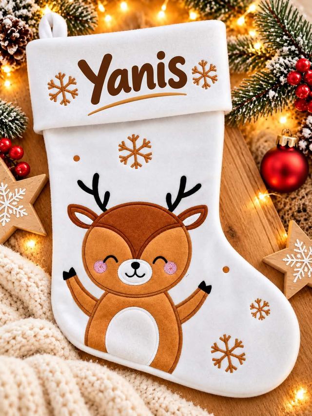Chaussette de Noël personnalisée