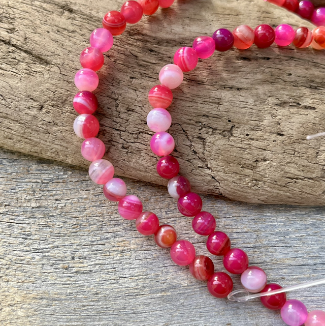 Kivihelmet Akaatti pinkki