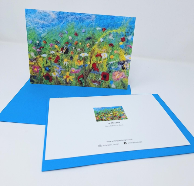 The Meadow, greetings card, art card,blank