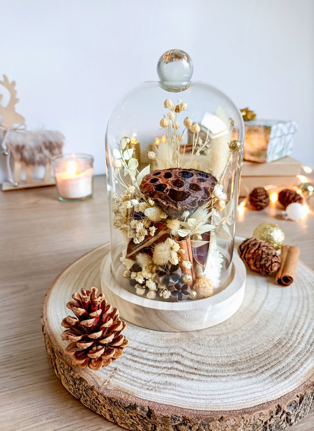 Ecrin fleuri "Écorce &amp; Épices" 