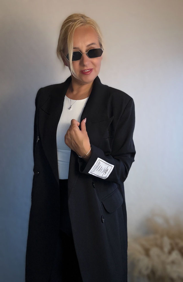 Schwarze Blazer Tina