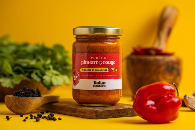 Pâte de piment rouge 150 g - Dakar Passion