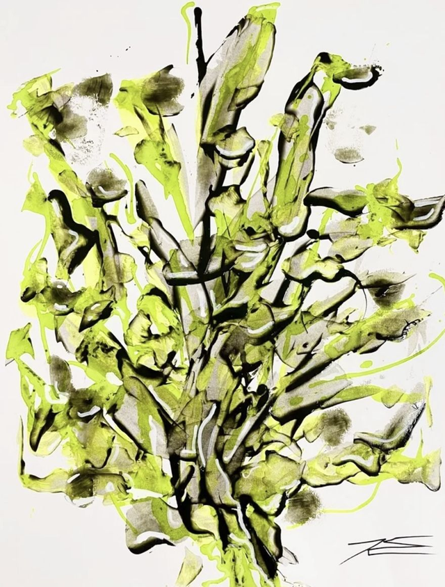 Oeuvre sur papier - La Bouture - 50x65cm