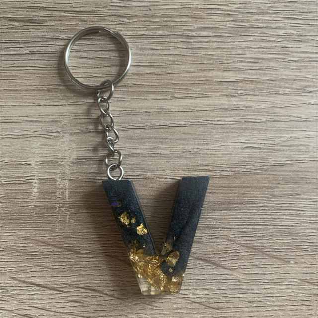 Porte-clés lettre V