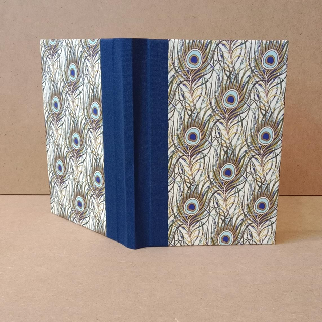 Carnet Ligné Plumes de Paon