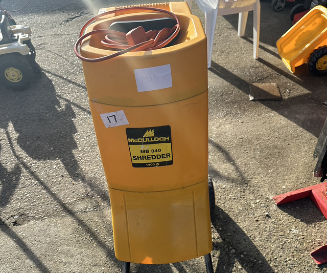 Sold - McCulloch 340MB Shredder - M08