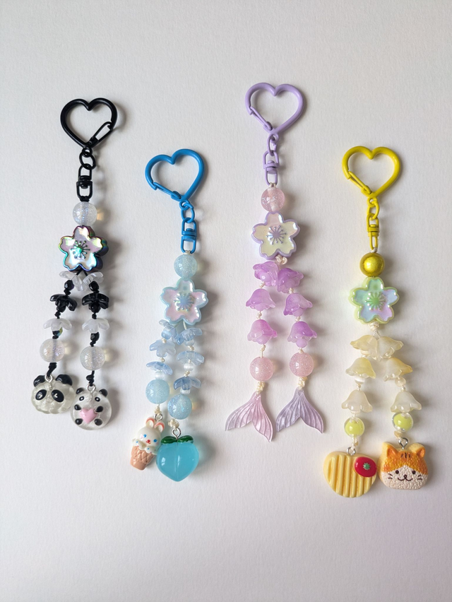 Porte-clé Sakura grigri