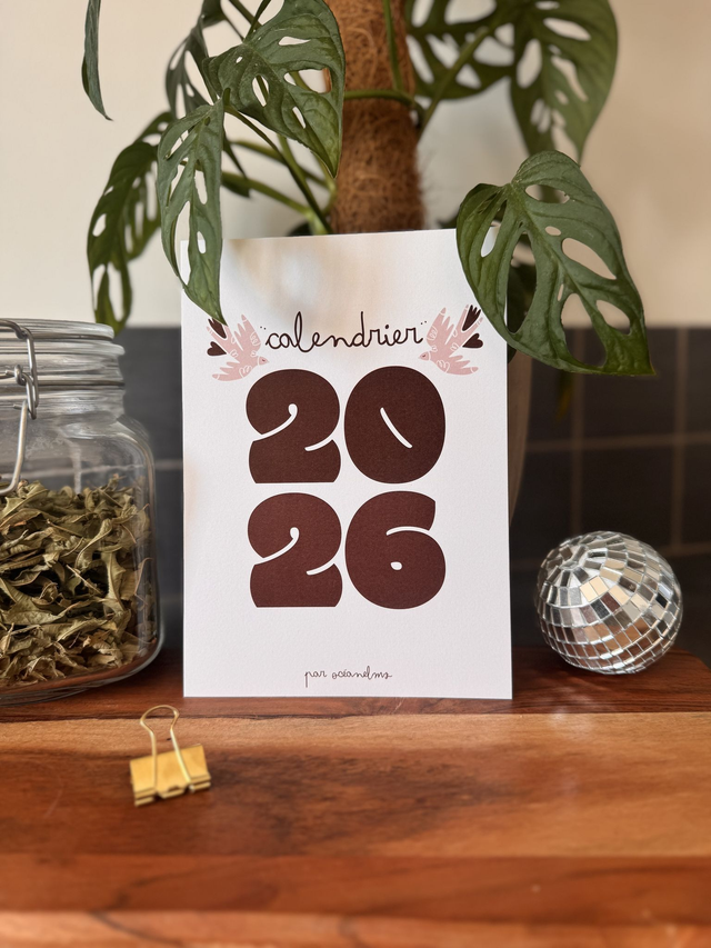 Calendrier 2026 ✨