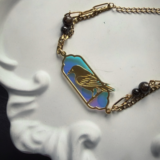 Bracelet DIAVAL pierres de bronzite