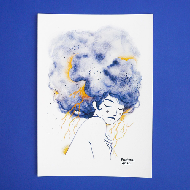 ORAGE // tirage d'art A5