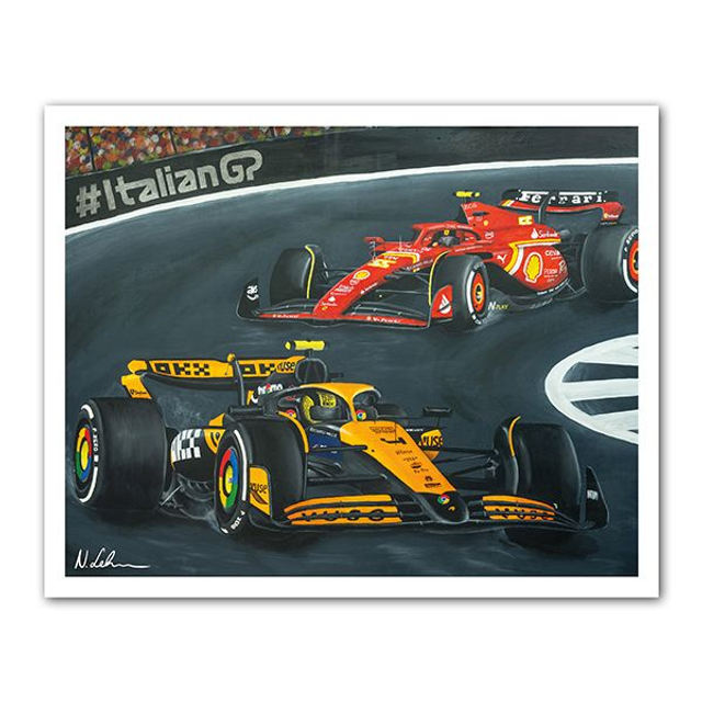McLaren MCL38 und Ferrari SF-24 - FineArt Print