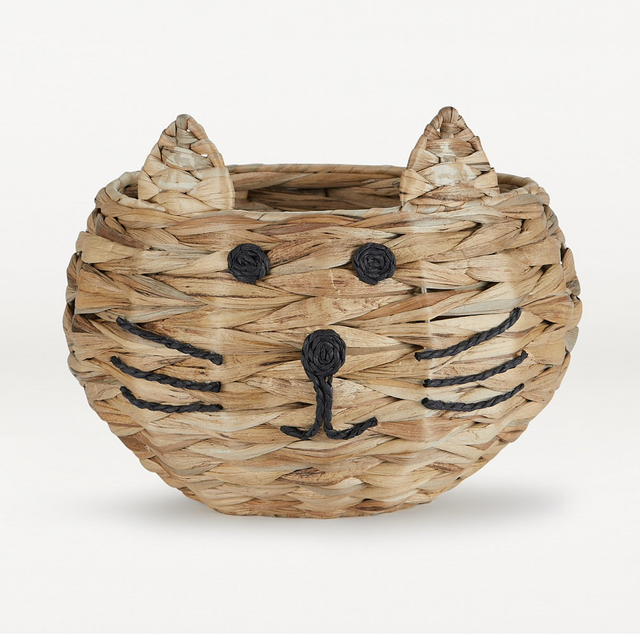 Natural Cat Water Hyacinth Storage Basket
