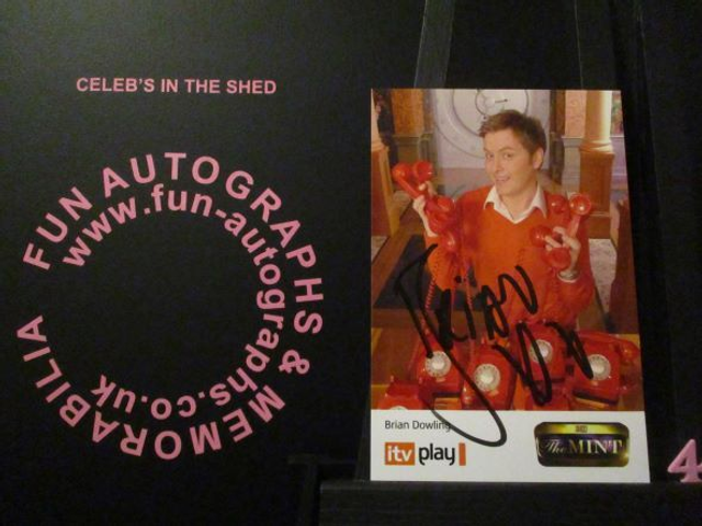 Brian Dowling Authentic Autographed The Mint 6x4 Cast Card (4)