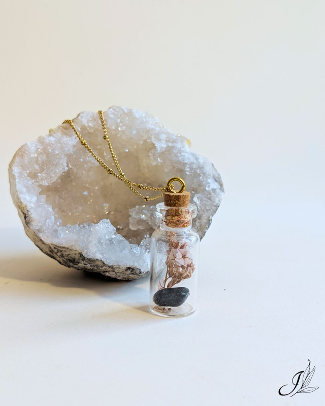 Jardim Encantado - Fio Turmalina Negra