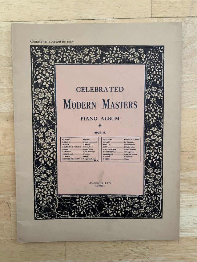 Celebrated Modern Masters Piano Album Book 3